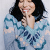 

Whim - Farbmuster-Pullover
1