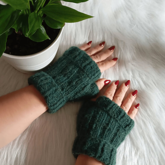 

Forest Mittens - Fingerlose Handschuhe
1