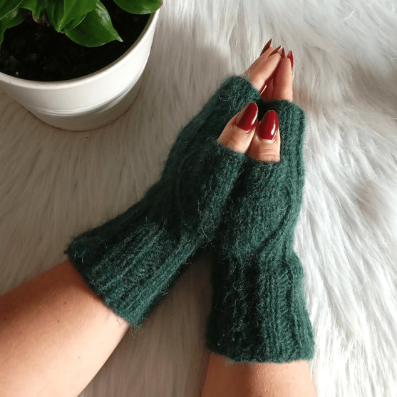 

Forest Mittens - Fingerlose Handschuhe
3