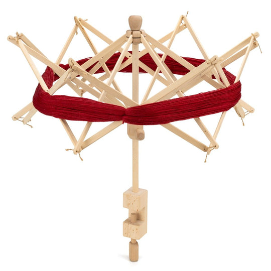 Garnwinde/Schirmhaspel aus Holz - Hobbii