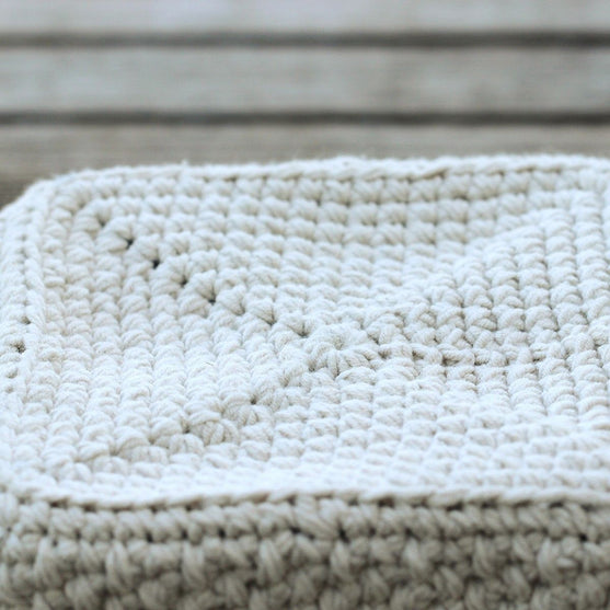 

Moss Stitch Panier - Carré
3