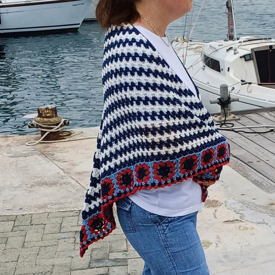 

Breton Granny - Dreieckstuch
1