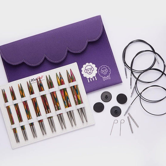 

Symfonie Deluxe austauschbares Rundstricknadel-Set - KnitPro
1