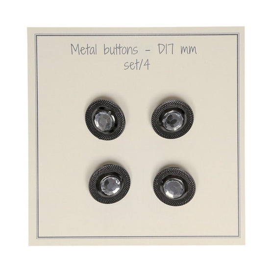 

Bottoni decorativi - 17 mm - 4 pz - Go Handmade
4