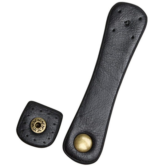 Riemen mit Druckknopf PU-Leder 11 x 2 cm - Go Handmade
