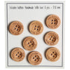 

Holzknöpfe - Handmade with Love - 18 mm - Go Handmade
1