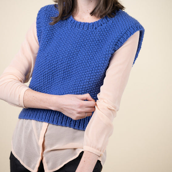 

Renee - Pullunder im Perlmuster
2