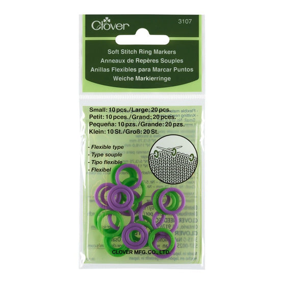

Segnamaglie - Anelli morbidi - Clover
1