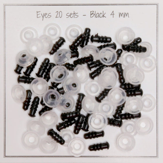 

Occhi con clip di sicurezza - 4 mm - Go Handmade
1