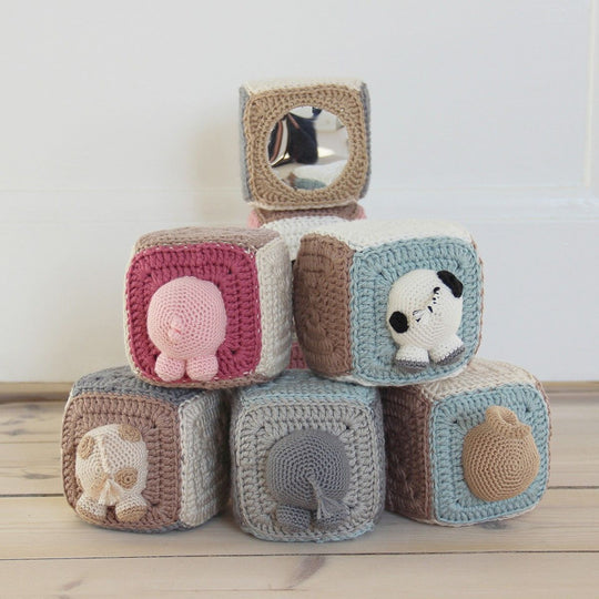 Stapelwürfel mit Tieren