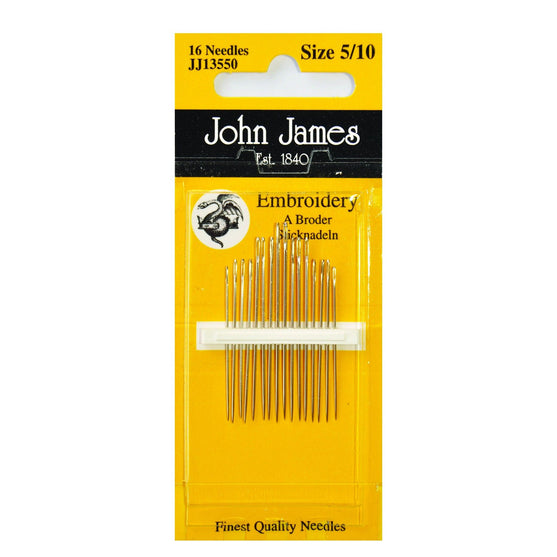 

Aghi da ricamo dimensione 5/10 - John James
1