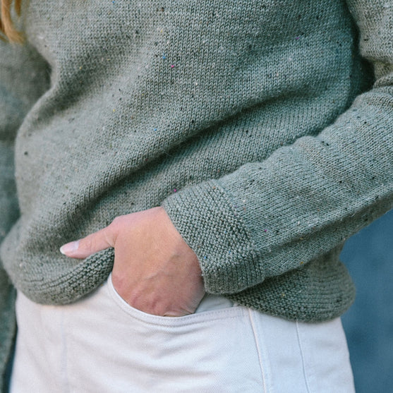 

Mette Tweed - Topdown Pullover
8