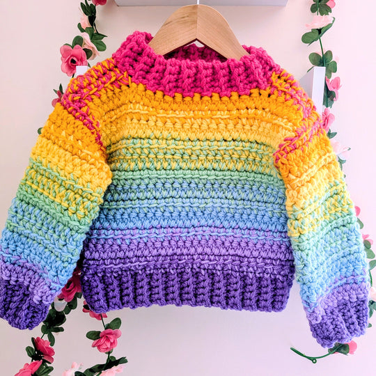 Cosy Rainbow Jumper - Kinderpullover
