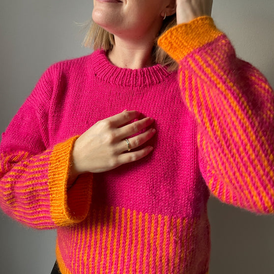 

Easy Colour Mix Sweater - Pullover
2