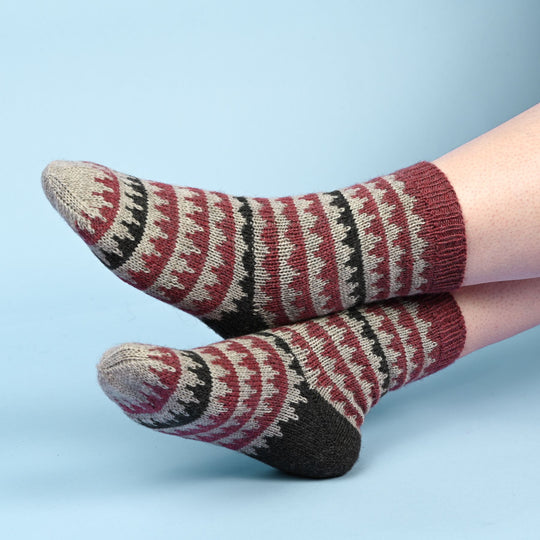 Socken im Jacquardmuster