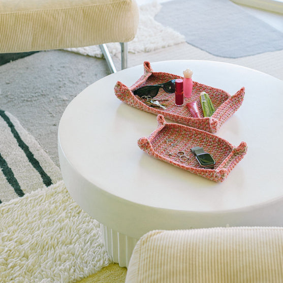 

Dreifarbige Tabletts
2