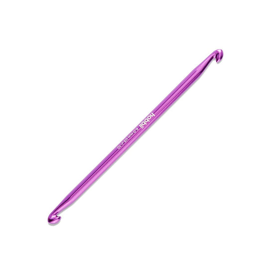 Uncinetto tunisino doppio in alluminio - 14 cm - Hobbii