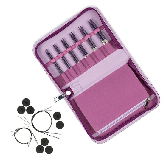 

Betula Set Essential mit kurzen austauschbaren Rundstricknadeln – Mulberry - Hobbii
1
