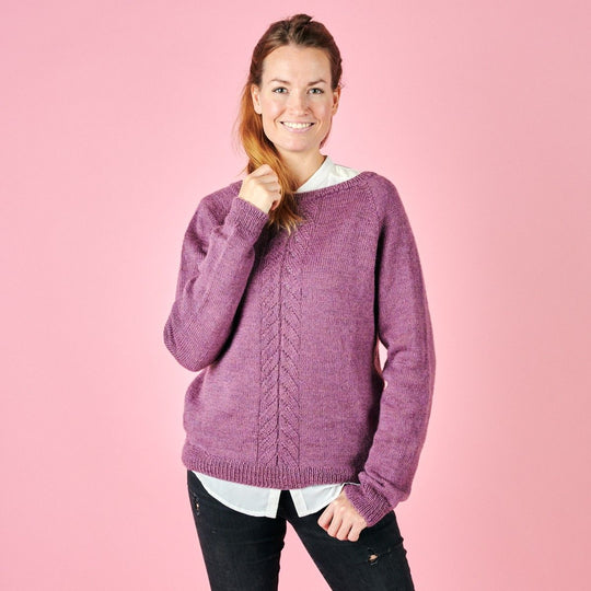 Bodil - Top-down Pullover