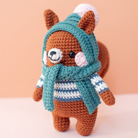Bruno Squirrel - Häkelset