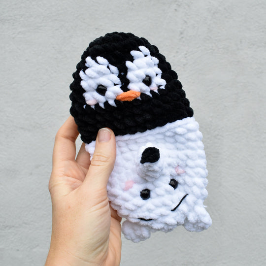 Pinguin und Eisbär - Wendepuppe