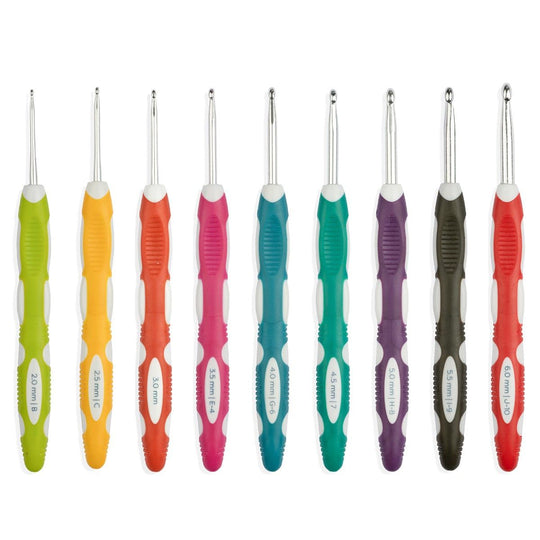 Duo Touch Häkelnadel Set - 9 Größen - Hobbii
