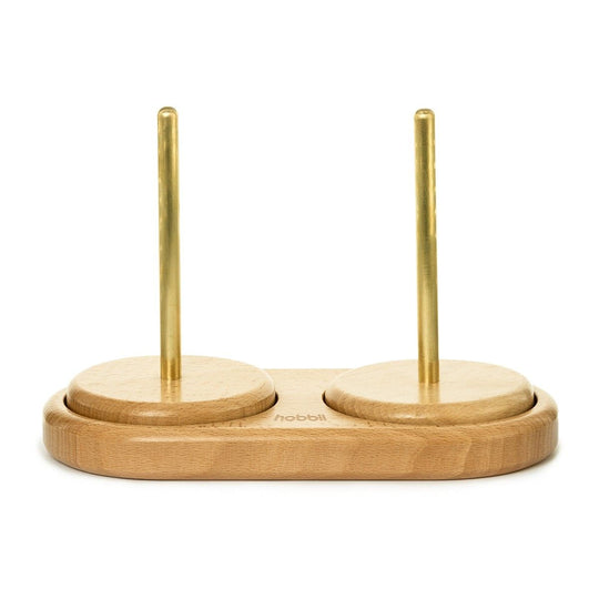 Duo-Wollabwickler aus Holz - Hobbii
