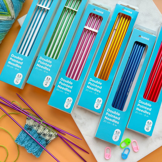 

Alu Strumpfstricknadeln - Hobbii
7