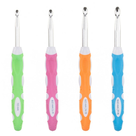 Duo Touch Häkelnadel Set - 4 Größen - Hobbii