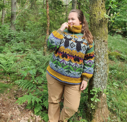 Fauna - Pullover mit halbem Reißverschluss