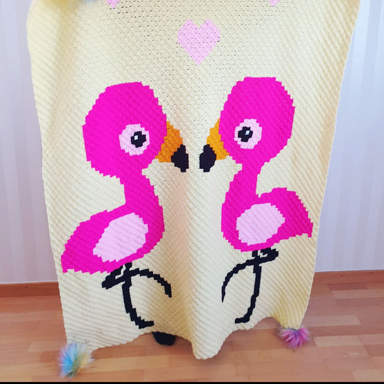 

Flamingo Love - Decke
5