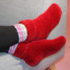 

Sofasocken - Gestrickte Socken
1
