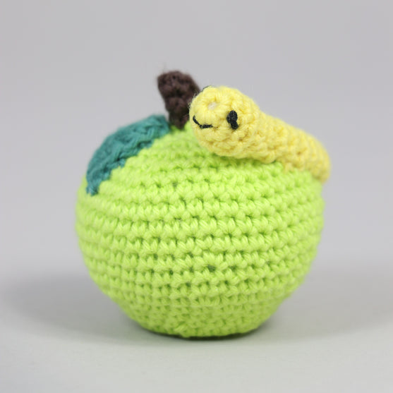 

Apfel mit Wurm
1