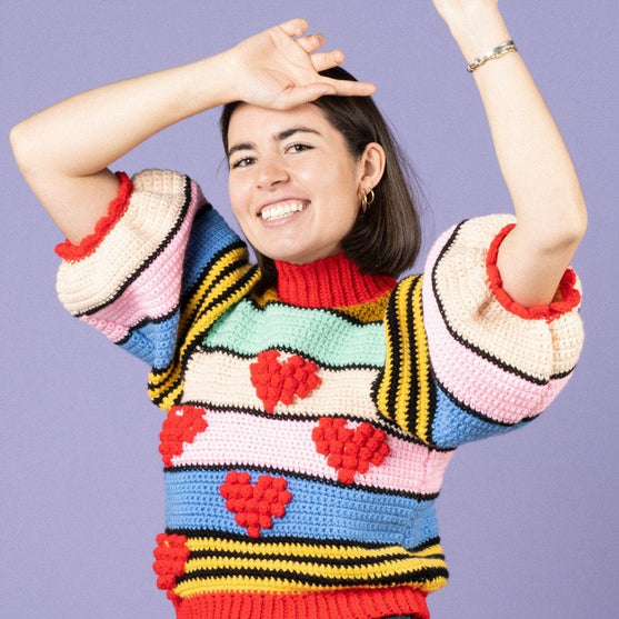 

Heart on Crop - Sweater
1