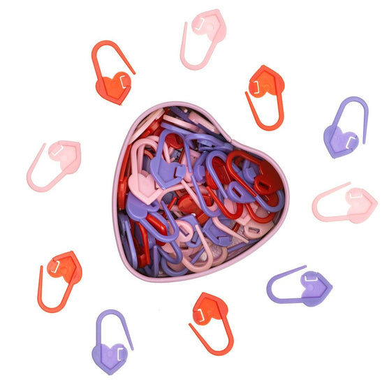 

Maschenmarkierer in einer Box – Herzen - Hobbii
1