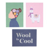 

Postkarten - 6 Stk - Wool Is Cool - Hobbii
1