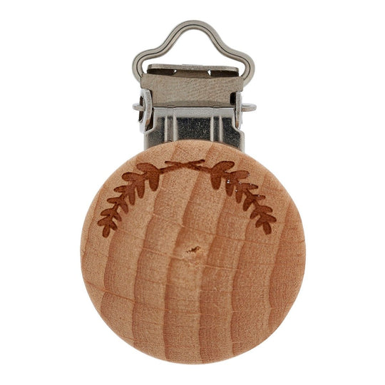 Schnullerkettenclip mit Lorbeeren - Go Handmade