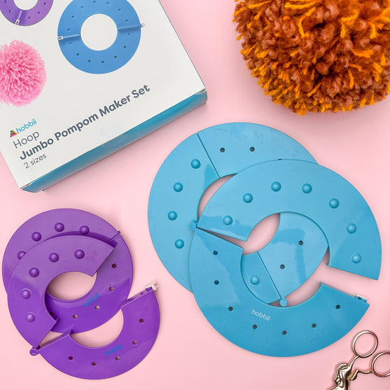 

Hoop Jumbo Pompon Maker - Hobbii
2