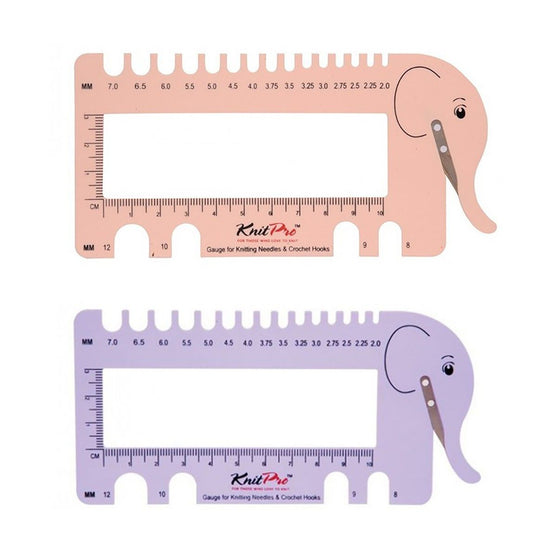 

Häkel- und Stricknadelmaß - KnitPro
1