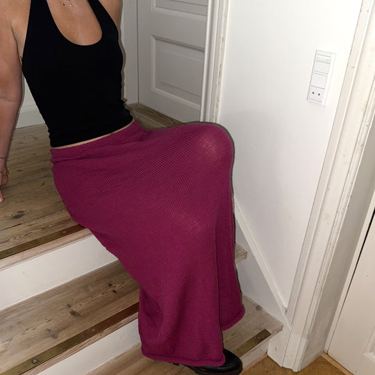 A-förmiger Maxirock - Maxirock mit niedriger Taille