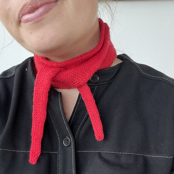 

Easy Double Knitted Scarf - Schal
2