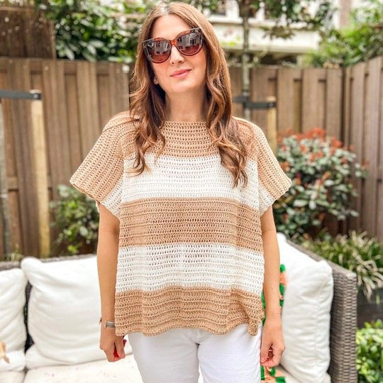 Soleil - Gestreiftes T-Shirt