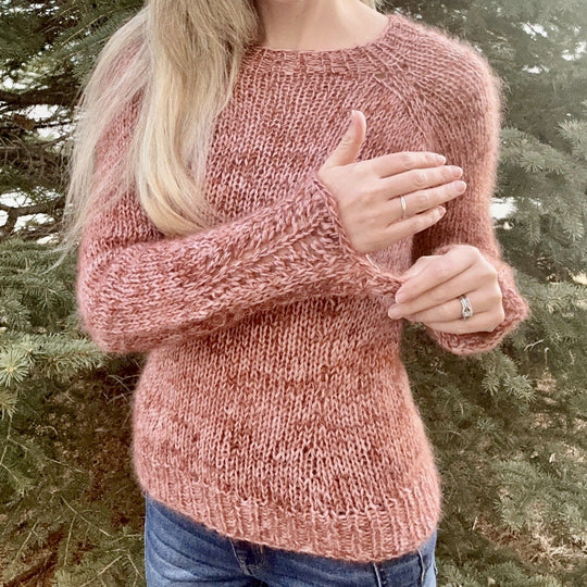 Cocoa Floret Raglan - Pullover