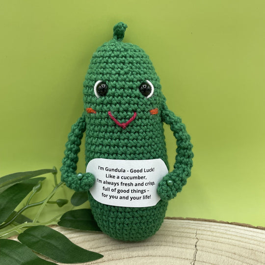 Gundula Glücksgurke - Amigurumi