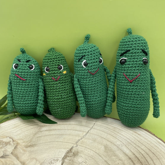 

Gundula Glücksgurke - Amigurumi
7