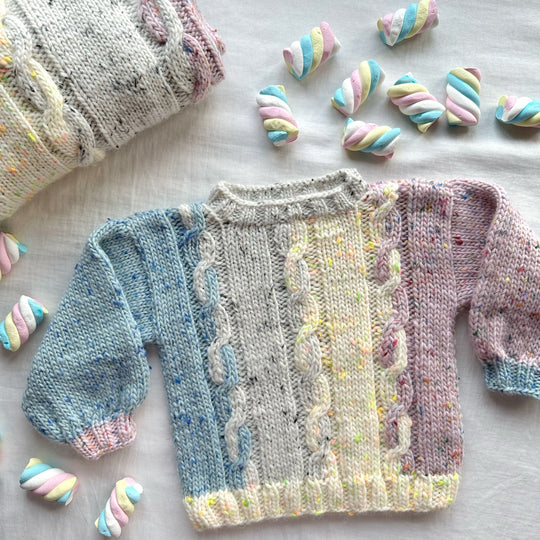 Marshmallow Swirls - Kinderpullover