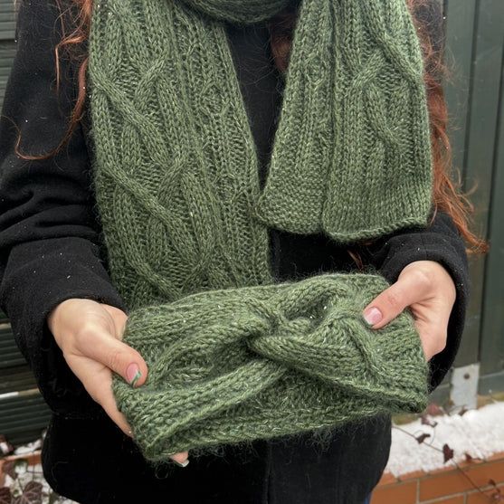 

Winter Touch - Schal und Stirnband
2