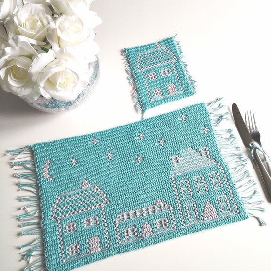 

Home Is Where You Craft- Platzdecke & Untersetzer
5
