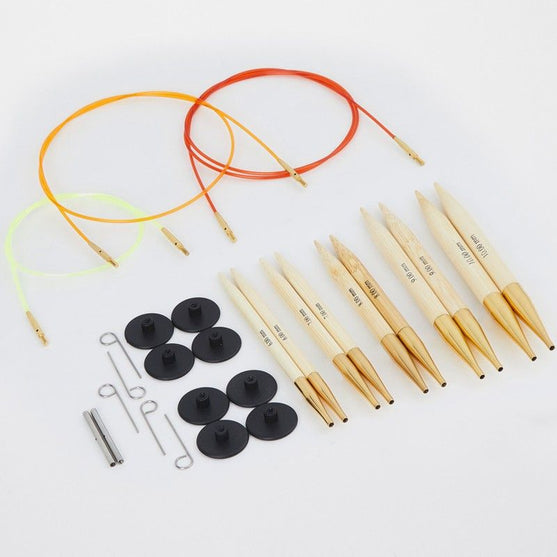 

Bamboo - Ferri circolari intercambiabili - Ferri grossi - KnitPro
4