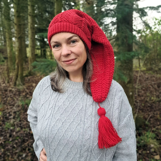 Weihnachtsfreude-Zipfelmütze